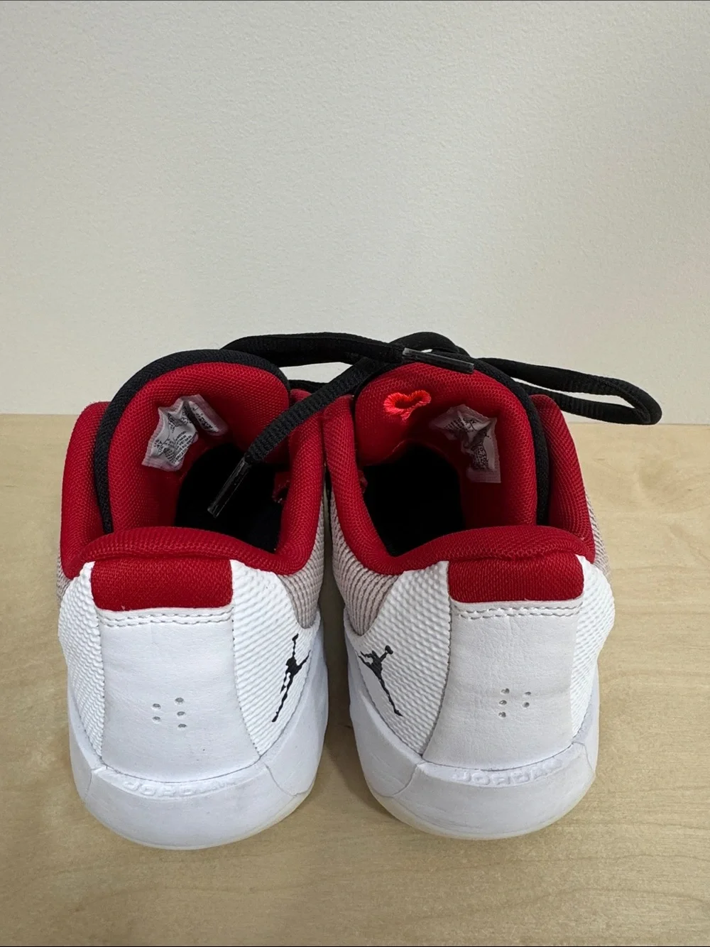 Black and Red Youth Athletic Sneakers